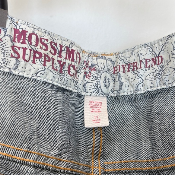 Mossimo Supply Co. Dark Blue Boyfriend Jeans - Picture 2 of 3